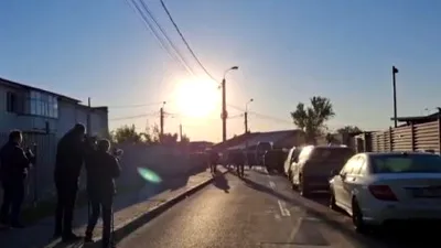 VIDEO Primele imagini cu locul din Galați în care au căzut fragmente de dronă. MApN: „Este un incident grav”