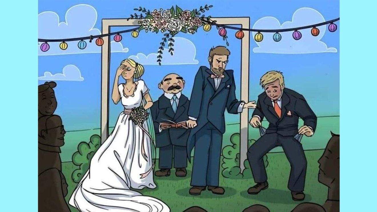 TEST IQ | Mirele din imagine și-a pierdut verigheta. Ajutați-l s-o găsească!