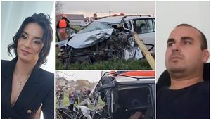 Filmul tragediei din Lumina. Primele imagini cu momentul accidentului în care Nicoleta și Valentin și-au pierdut viața