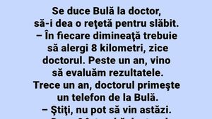 BANC | Se duce Bulă la doctor, să-i dea o rețetă pentru slăbit