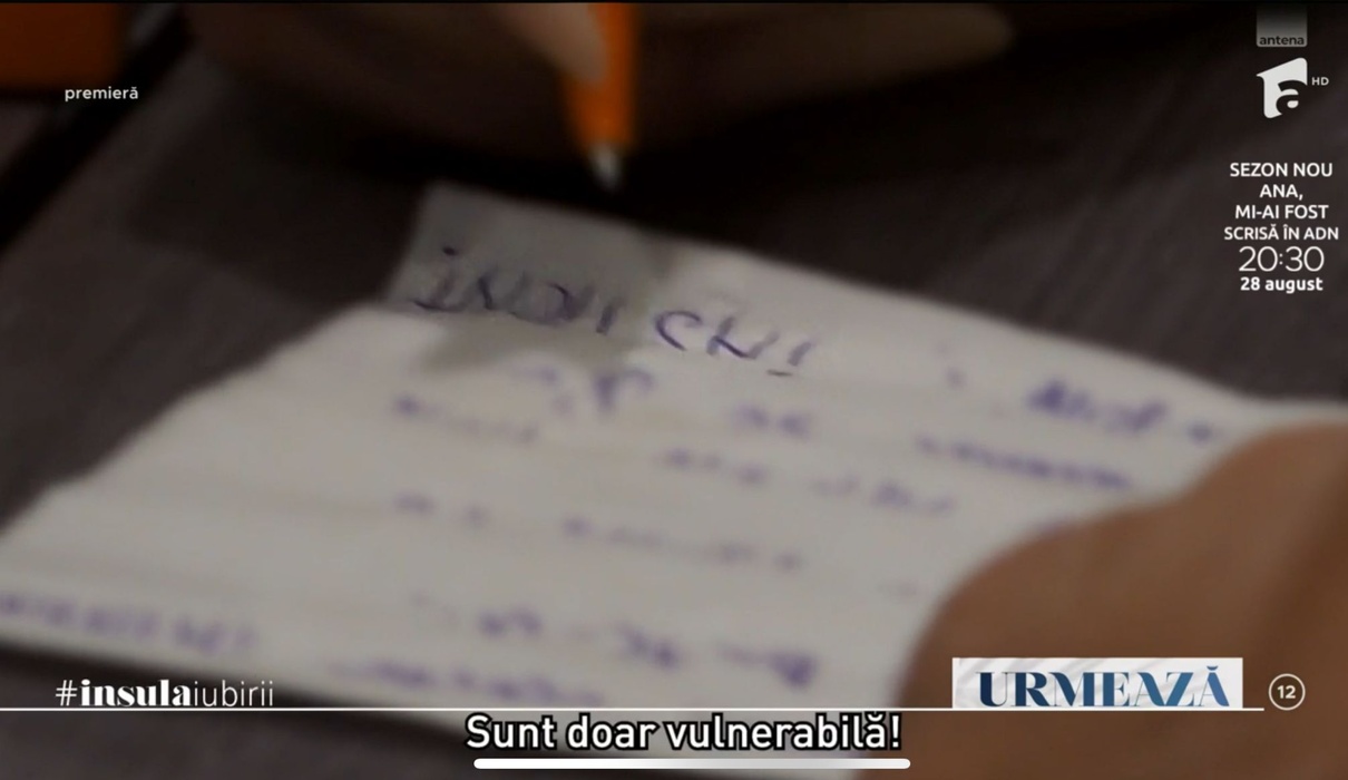 Ella a uitat că e logodită! I-a propus lui Teo să meargă în casă, dar ispita a refuzat-o. Ce i-a scris pe bilețel