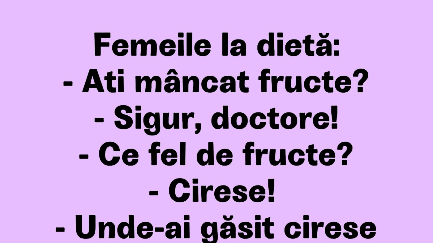BANCUL ZILEI | Femeile la dietă