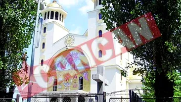 Acuzat ca a pus in biserica insemne masonice si satanice