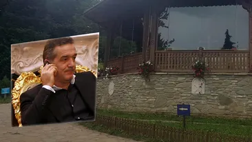 Fiica lui Gigi Becali s-a rugat azi la mormântul lui Arsenie Boca. Ținuta sa interzisă a atras toate privirile