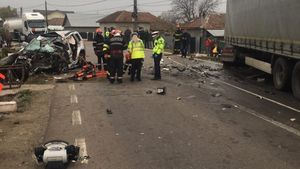 Accident cumplit în județul Prahova! O mașină a fost spulberată de un TIR