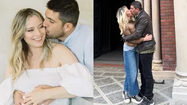 Surpriză dulce pentru soțul Laurei Cosoi. Cele patru fiice i-au pregătit tortul aniversar