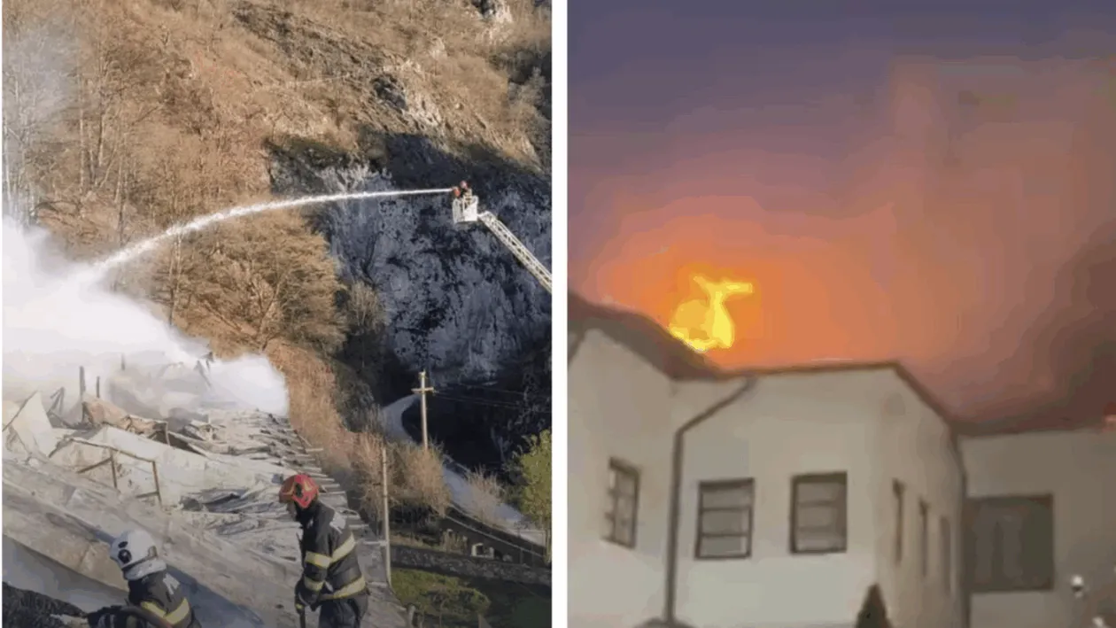 Tragedie la Mănăstirea Bistrița din Vâlcea, de Paște! O persoană a fost găsită moartă în urma incendiului puternic