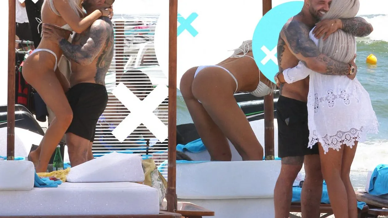 Bianca Drăgușanu a înnebunit plaja cu posteriorul ei tunat + Poziții și săruturi ca în “Dirty Dancing” cu Alex Bodi