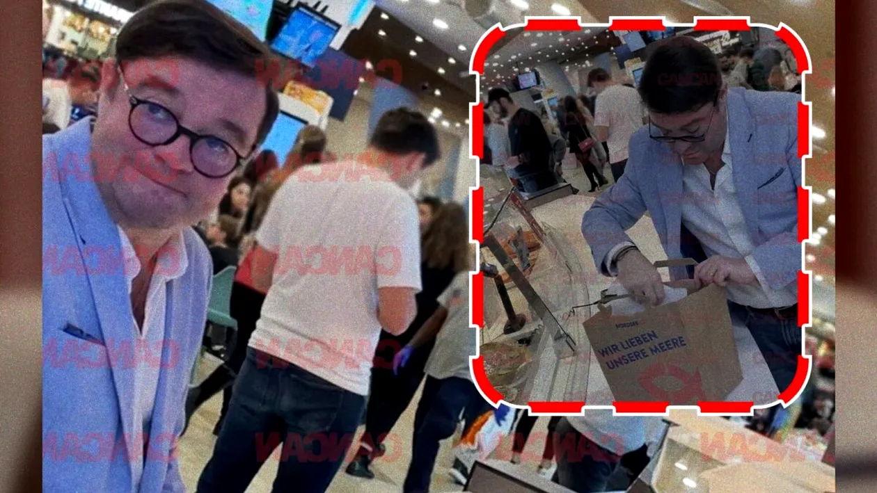 Andrei Duban a înfulecat pe nerăsuflate la masa greșită. Obrazul subțire cu fructe de mare se ține