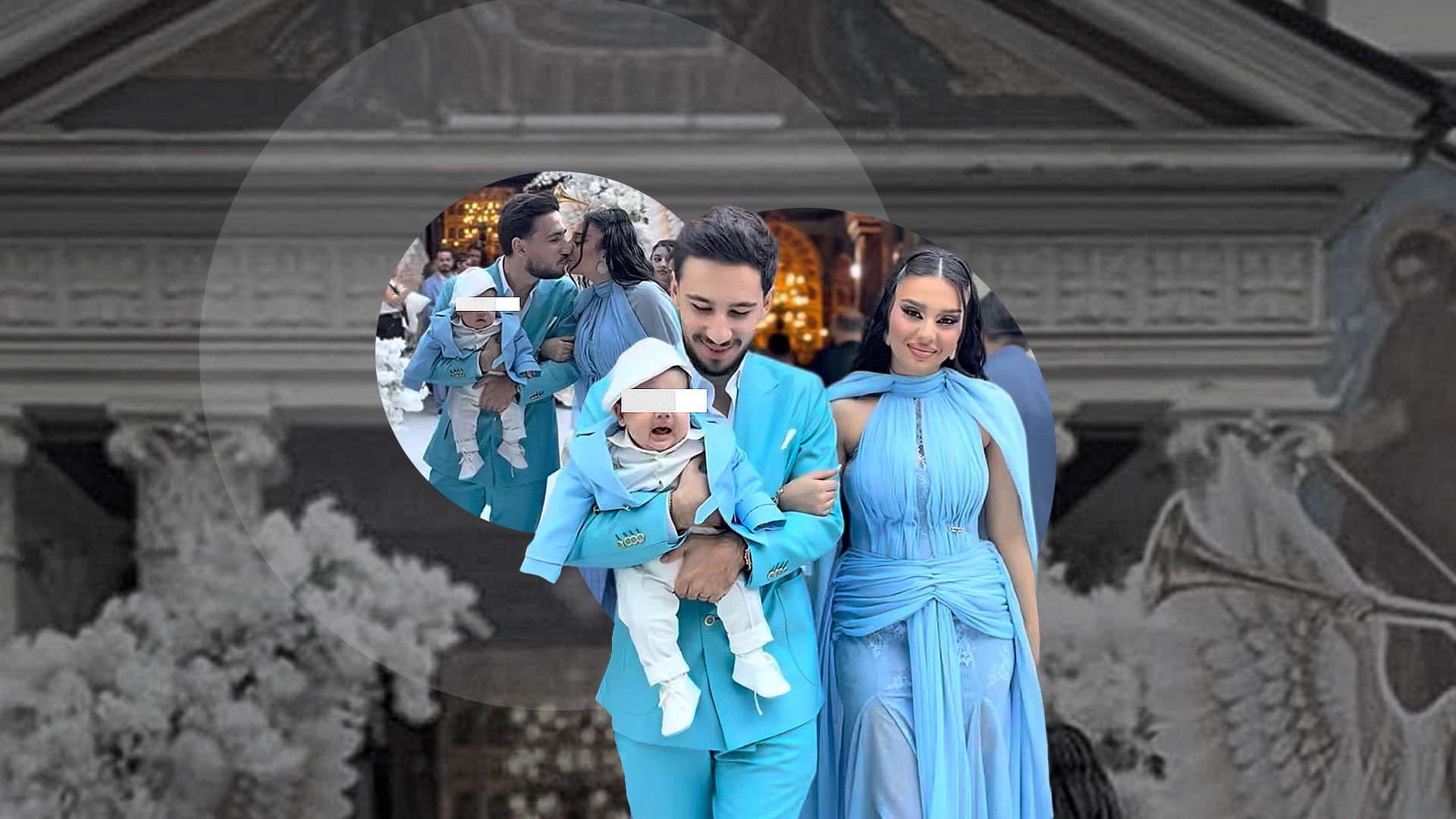 Sărbătoare în familia lui Costel Biju! Tony One și soția și-au botezat băiețelul