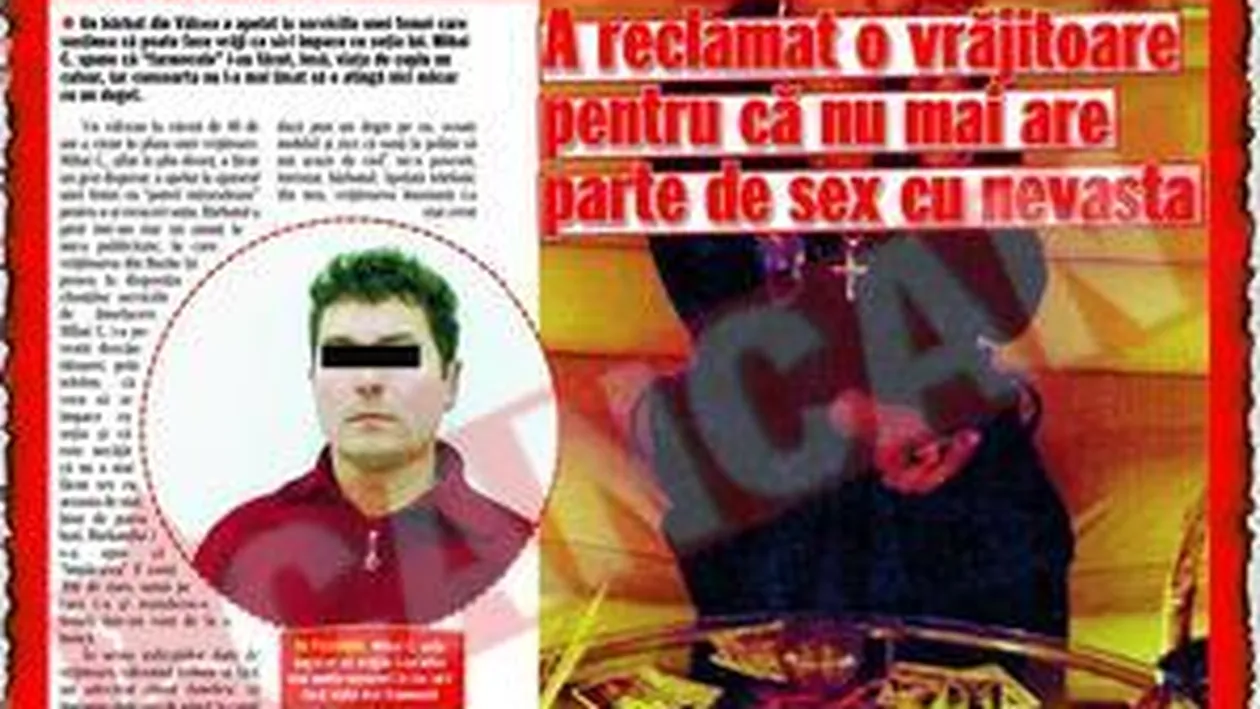 Barbatul pacalit de o vrajitoare isi cauta jumatatea