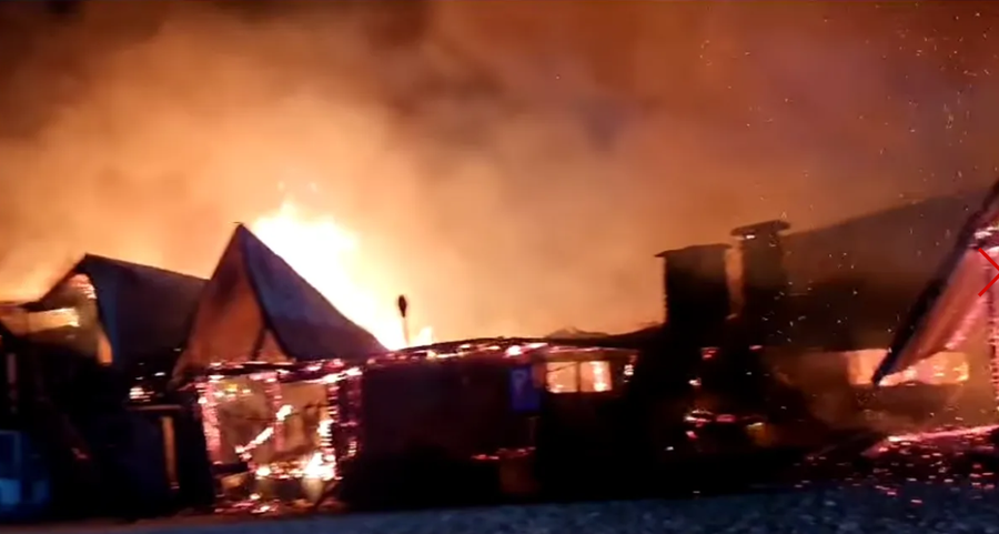ferma dacilor incendiu