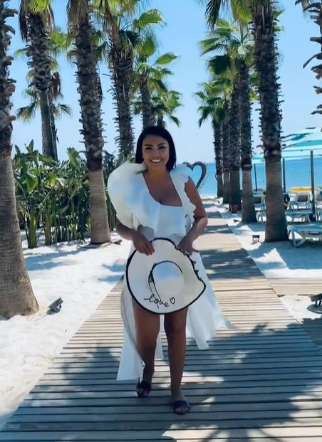 Andreea Mantea în vacanță. Sursă: Instastory