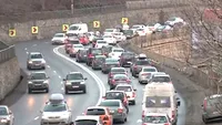 Trafic îngreunat pe DN1 spre stațiunile montane de pe Valea Prahovei