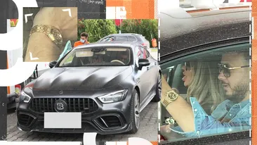 Gabi Bădălău s-a echipat cu „kit” complet de barosan:  Brabus - 200.000 € + Audemars Piguet Royal Oak Chronograph - 100.000 € + ochelari de soare DITA Mach Five de 1.000 €