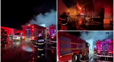 Incendiu la Dragonul Roșu din București! Flăcările mistuie totul în calea lor. Imagini VIDEO