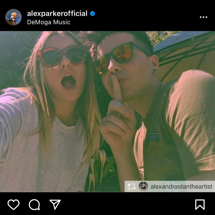Alexandra Stan și Alex Parker/ Sursa foto: Instagram.com