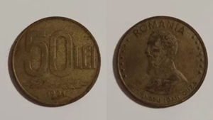 O mai ai acasă? Suma ireală cu care se vinde o monedă de 50 de lei din anul 1991, acum, în 2024