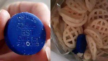 Am găsit acest disc albastru într-o pungă de chipsuri. Ce era, de fapt