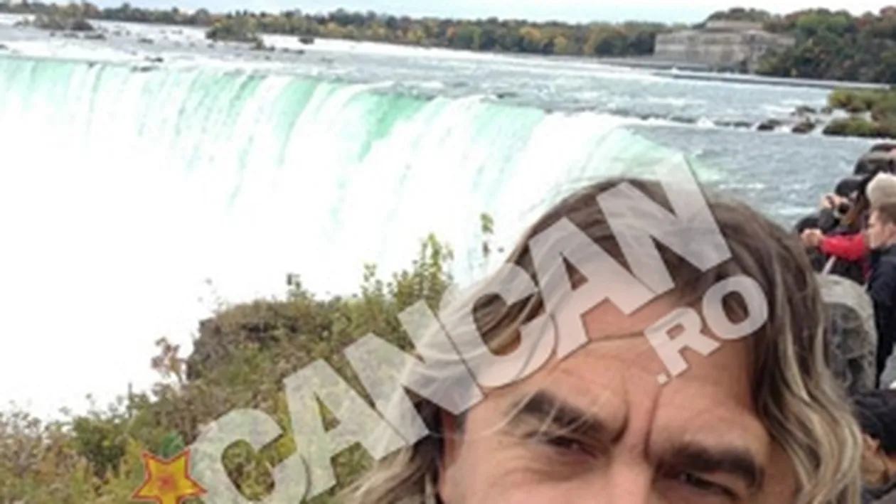 Coco de la Compact si-a serbat ziua la Niagara! A stat pe marginea cascadei cu baietii din trupa si a ramas fara respiratie!