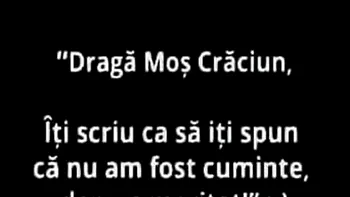 BANCUL ZILEI | Scrisoare către Moș Crăciun