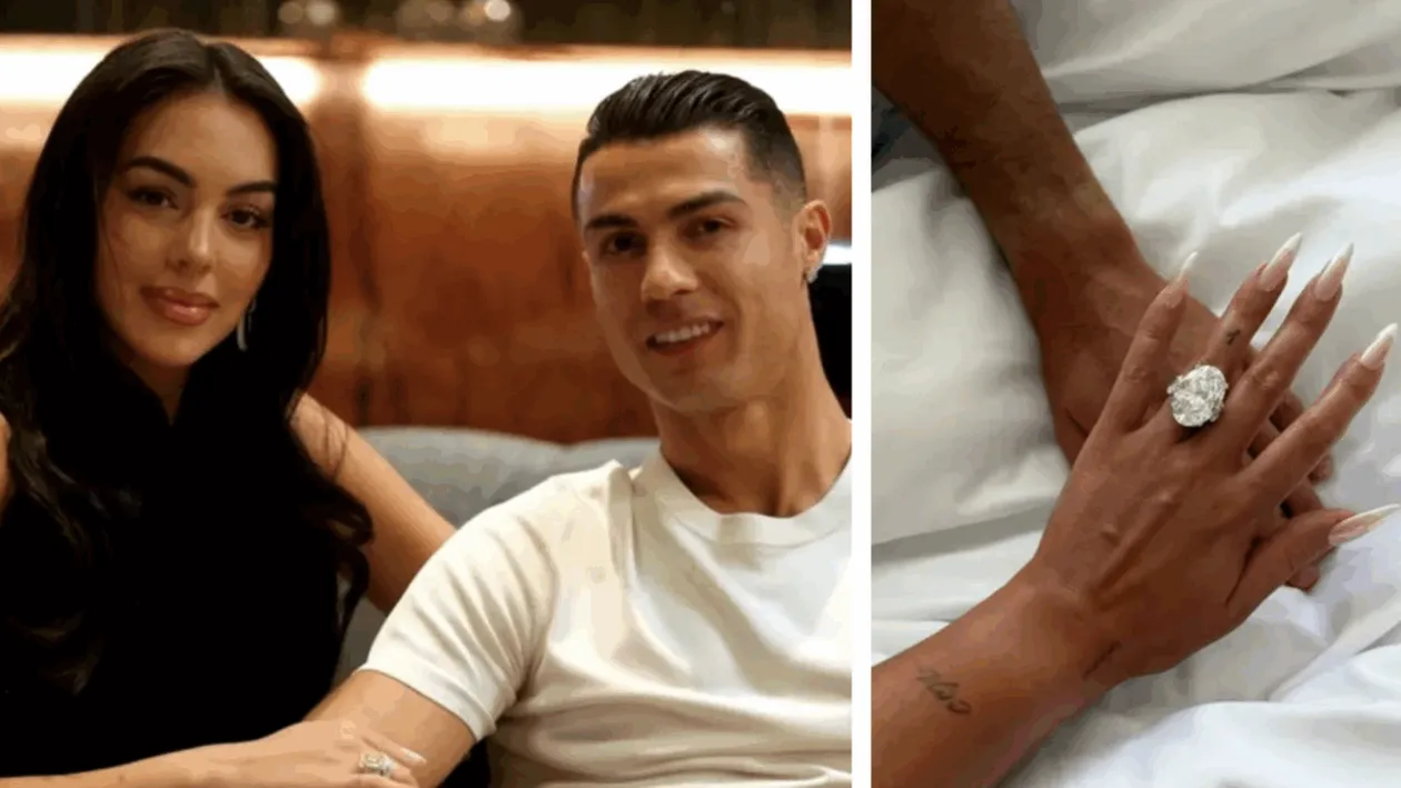 Cristiano Ronaldo nu s-a uitat la bani! Câte milioane de euro ar fi costat inelul Georginei Rodriguez