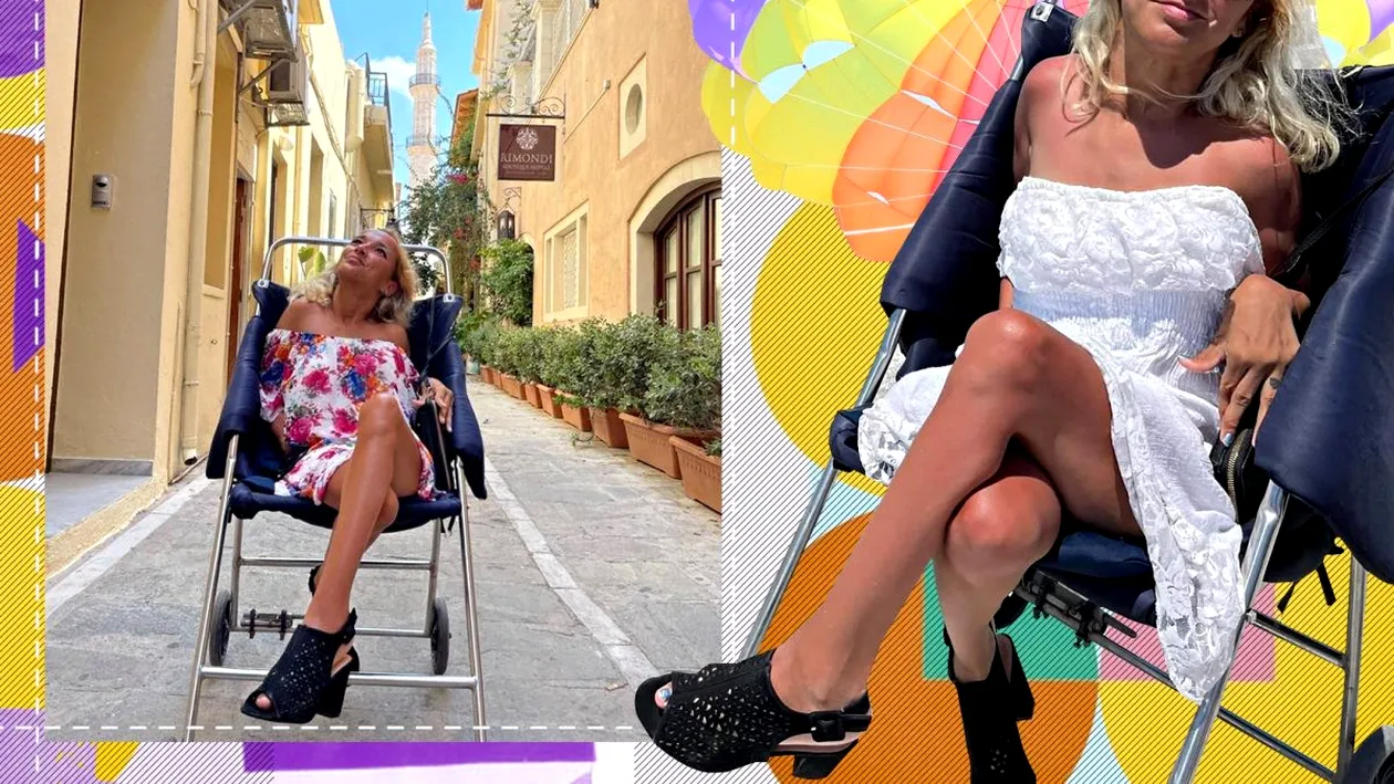 Carmen Vasilescu face saltul vieții din scaunul cu rotile: ”Să simt că sunt vie!”. PR-ul vedetelor, cu parașuta de la 3.000 de metri