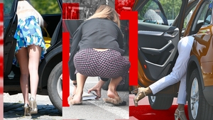 TOP sexy-vedete. Bianca Drăgușanu, Daniela Crudu sau Raluca Bambi s-au aplecat pe bancheta din spate și...: Mamăăă, ce priveliște!