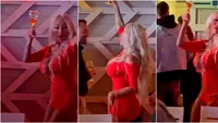 Soția lui Romeo Dunca, președintele CJ Caraș-Severin, o nouă apariție bombă! Blonda a ”recidivat” în LOFT