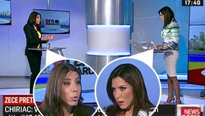 Scene de cascadorii râsului cu LAURA CHIRIAC şi DENISE RIFAI. Ce s-a întâmplat în direct