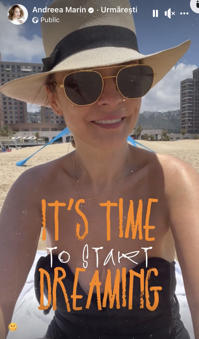 Andreea Marin în costum de baie/foto: Facebook
