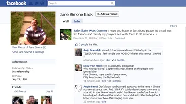O femeie din Marea Britanie si-a anuntat sinuciderea pe Facebook si niciunul din cei 1.048 prieteni online nu a luat-o in serios