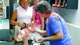 Maria Basescu, la Muzeul Callatis