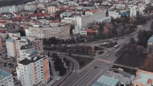Imagini apocaliptice cu Suceava în a doua zi de carantină totală! Cum se vede orașul din dronă