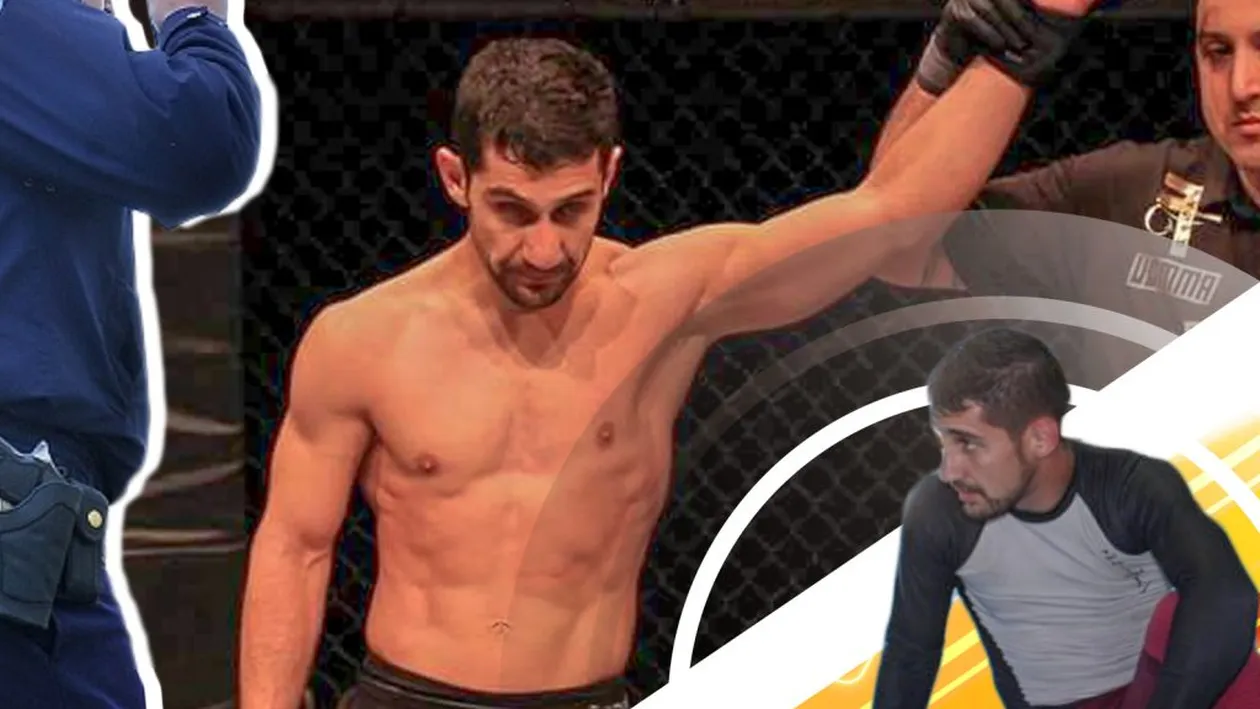 Noaptea e grănicer, ziua e luptător în cușcă!