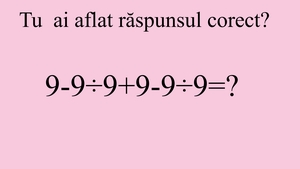 Test IQ | Cât de repede și corect poți rezolva asta?