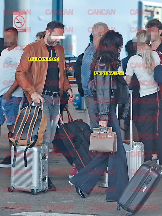 Cristina ICH și fiul lui Don Pepe au ajuns la aeroport