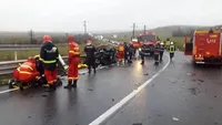 Accident grav în lanț, pe DN 19, la ieșirea din Carei! Care e bilanțul victimelor