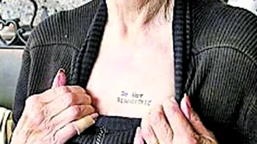 S-a tatuat ca sa fie sigura ca moare