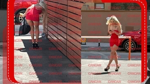 Maria a comis-o mai grav decât pe Insula Iubirii! A dus gunoiul îmbrăcată super sexy, dar... S-a văzut tot