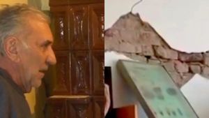Cu lacrimi în ochi, un bătrân din Gorj povestește clipele de groază prin care a trecut după cutremurul de 5,7 grade: ”Vedeam cum se zguduie casa”
