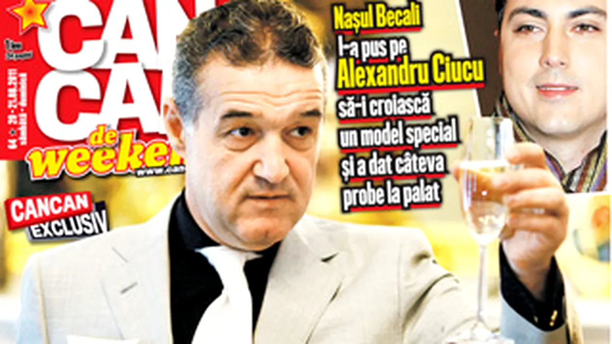 A aparut CANCAN de Weekend! Gigi Becali va purta costum de rege la nunta finului Cristi Borcea!