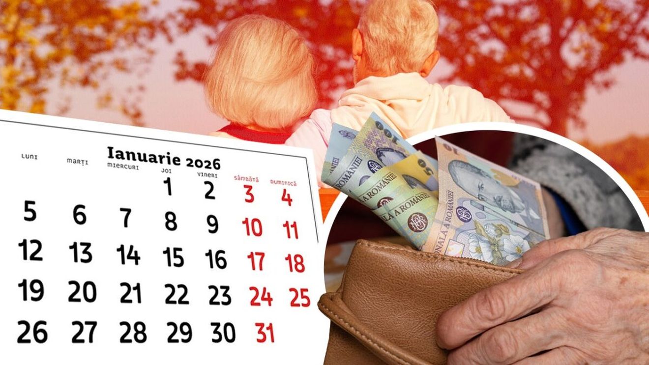 Când vin pensiile în ianuarie 2026. Vești proaste pentru pensionarii României!