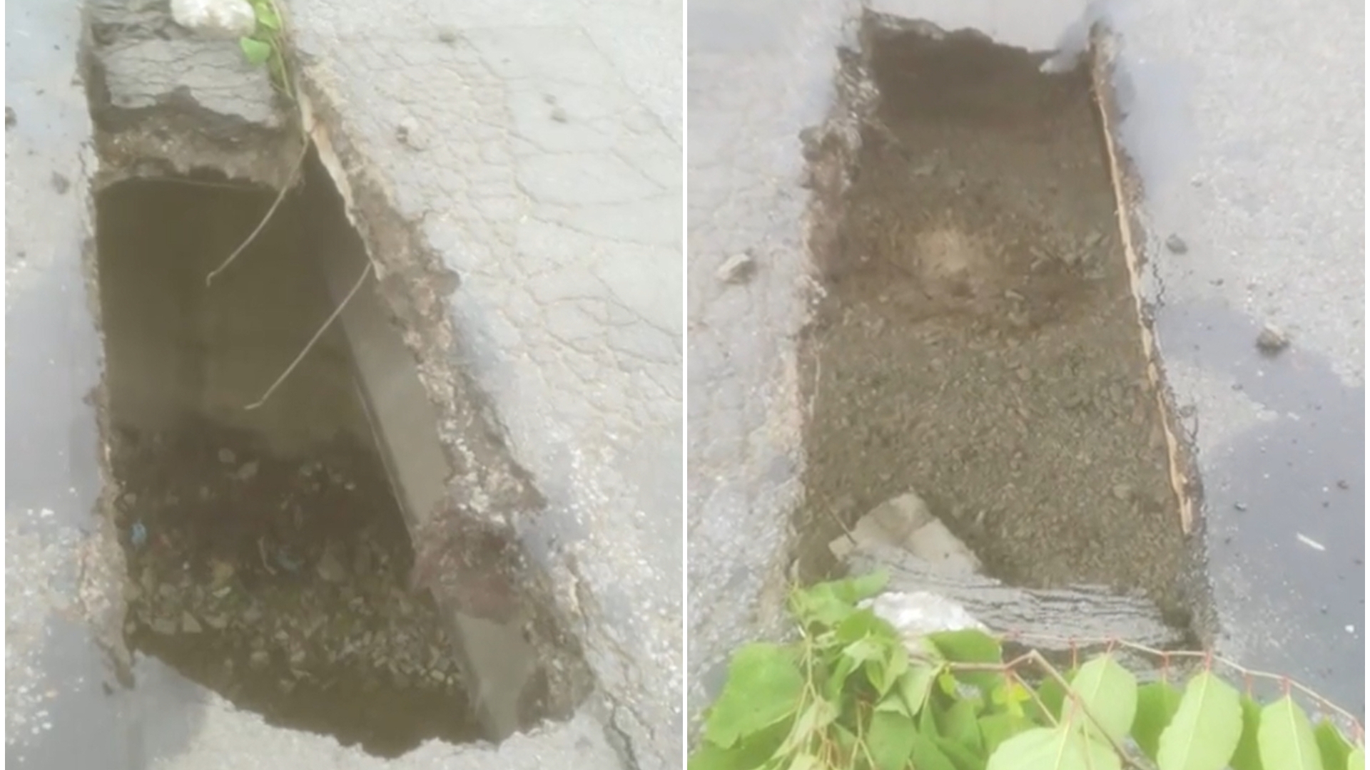 Un alt pod din Neamț s-a surpat! Ce a apărut în mijlocul sensurilor de mers