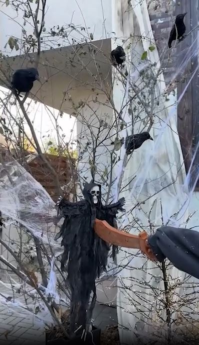 Vedeta are ”fantome” în curte