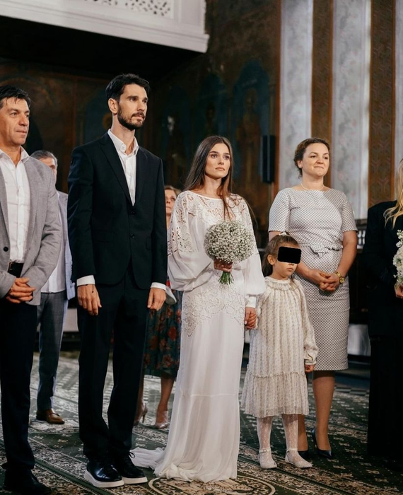 Imagini senzaționale de la nunta lui Theo Rose cu Anghel Damian, proaspăt publicate de Codin Maticiuc. Fiica lui a fost…