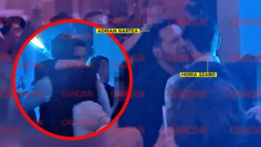 Lăsat dezlegat de sexy-deputată, tot a fost băiat cuminte! Soțul Marei Mareș l-a luat în brațe doar pe Adi Nartea