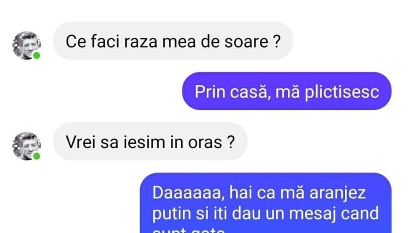 BANC | "Ce faci, raza mea de soare?"