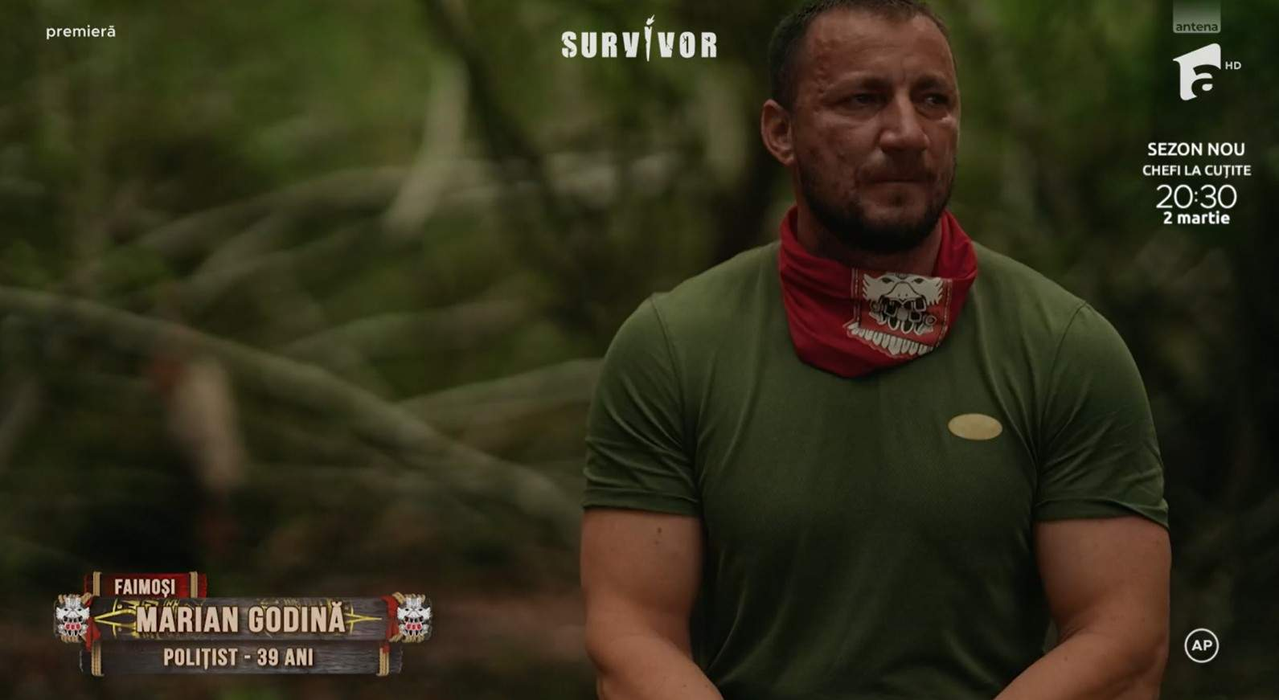 Marian Godină a început să plângă la Survivor! Ce i s-a întâmplat în prima zi: „Încerc să îmi revin”