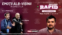 EXCLUSIV RAPID cu Florin Motroc, Marius Măldărășanu & Viorel Moldovan începe la ora 16:00, în direct pe YouTube - ProSport